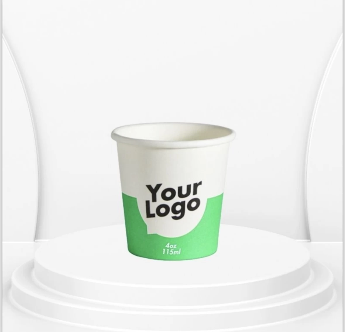 Single wall paper cups with custom print