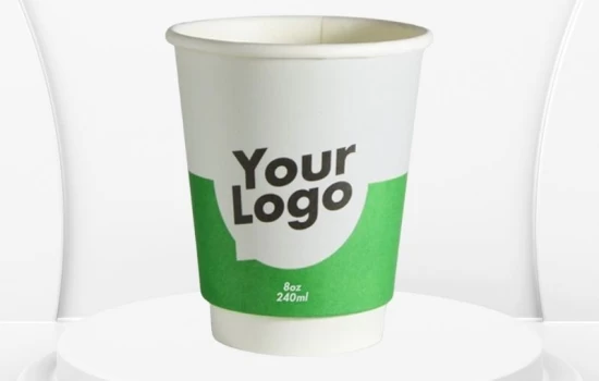 Double wall paper cups with custom print