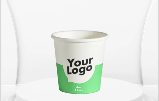 Single wall paper cups with custom print